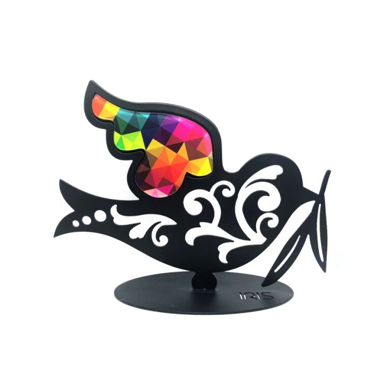 Iris Design Table or Shelf Sculpture Colorful D... | Table Decorations