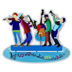 Dorit Judaica Free Standing Sculpture Klezmer P... | Table Decorations