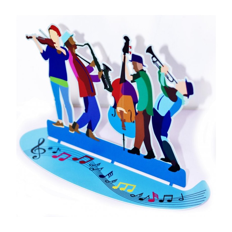 Dorit Judaica Free Standing Sculpture Klezmer P... | Table Decorations