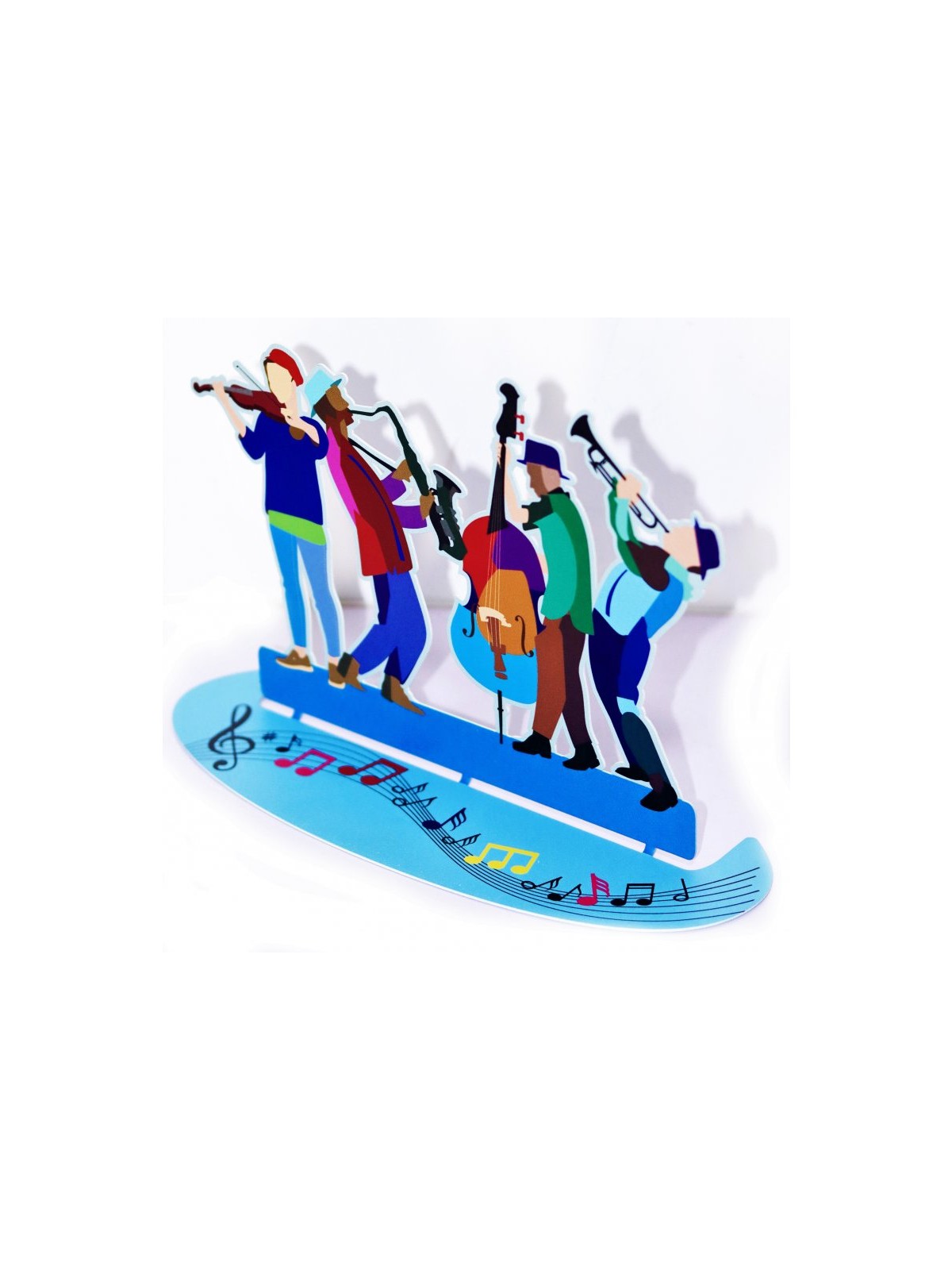 Dorit Judaica Free Standing Sculpture Klezmer P... | Table Decorations