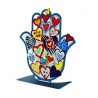 Dorit Judaica Free Standing Hamsa Sculpture Hearts an... | Metal Hamsa