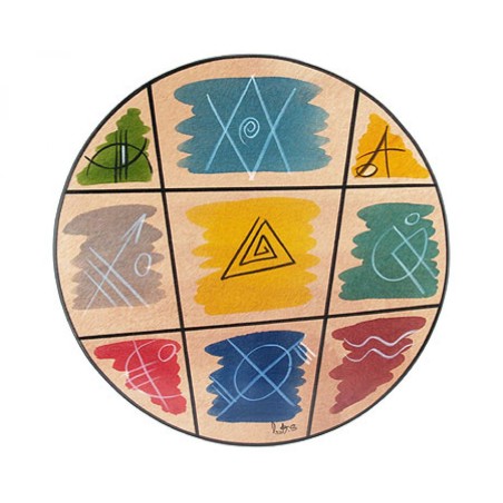 Round Placemat Domino by Kakadu Art | Table Decorations