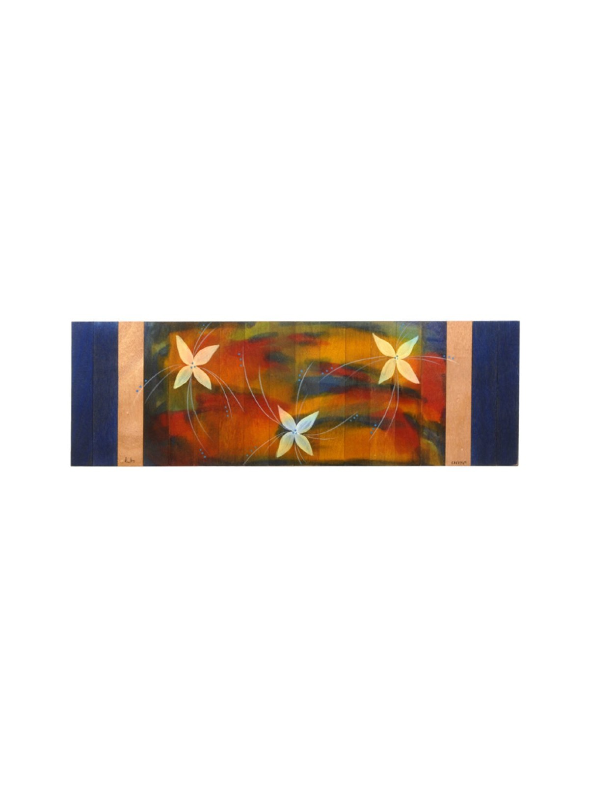 Table Runner Blue Florali by Kakadu Art | Table Decorations