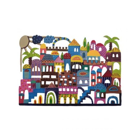 Yair Emanuel Hand Painted Metal Wall Han... | Wall Hangings by Emanuel