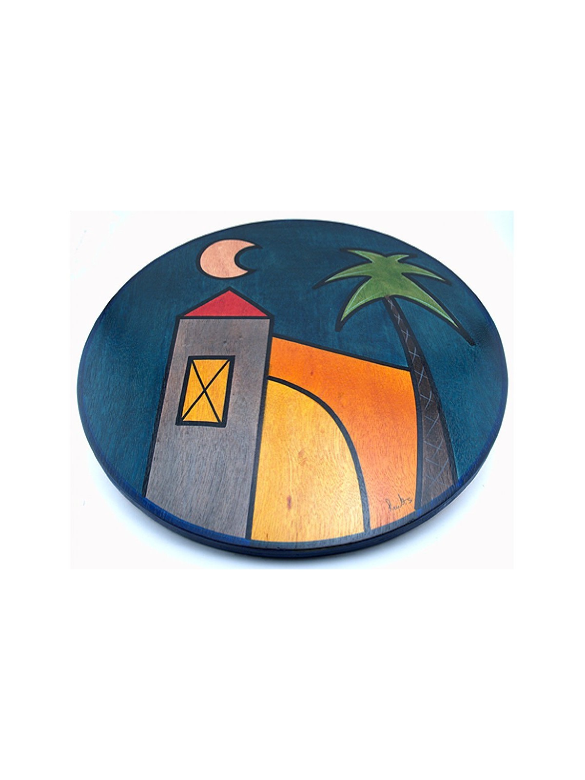 Lazy Susan Dekel Palm by Kakadu Art | Table Decorations