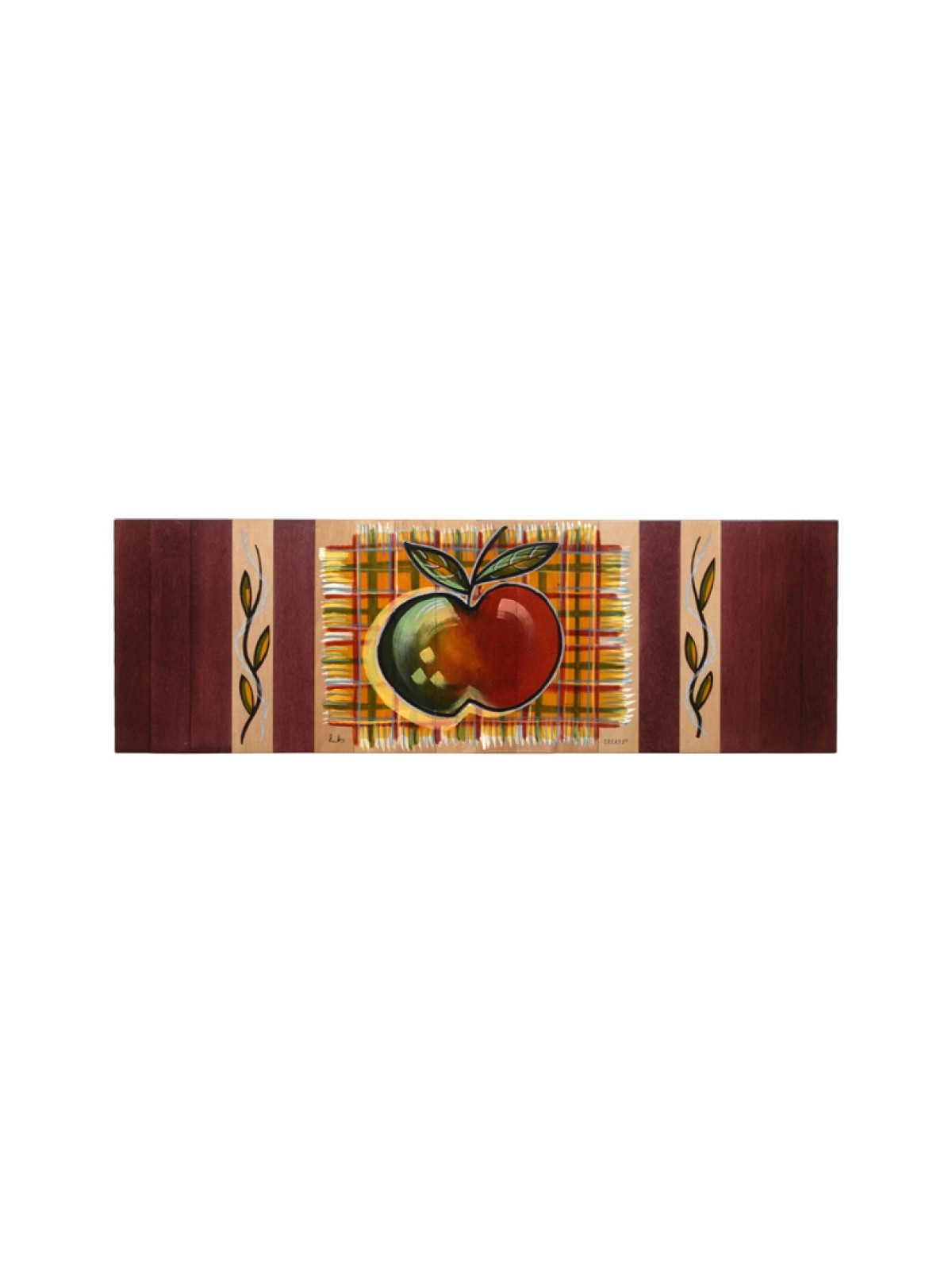 Kakadu Art Hand Painted Wood Table Runner App... | Rosh Hashanah Gifts