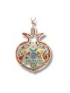 Pomegranate Home Blessing for Wall with Colored Sto... | Wall Hangings