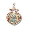 Pomegranate Home Blessing for Wall with Colored Sto... | Wall Hangings