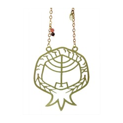 Shraga Landesman Brass Wall Hanging Wheat and M... | House Decorations