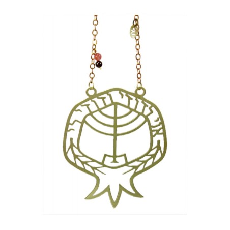 Shraga Landesman Brass Wall Hanging Wheat and M... | House Decorations