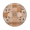 Round Floor Mat Teva by Kakadu Art | House Decorations