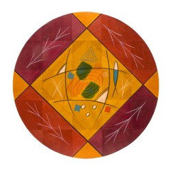 Round Floor Mat Dream Field by Kakadu Art | House Decorations