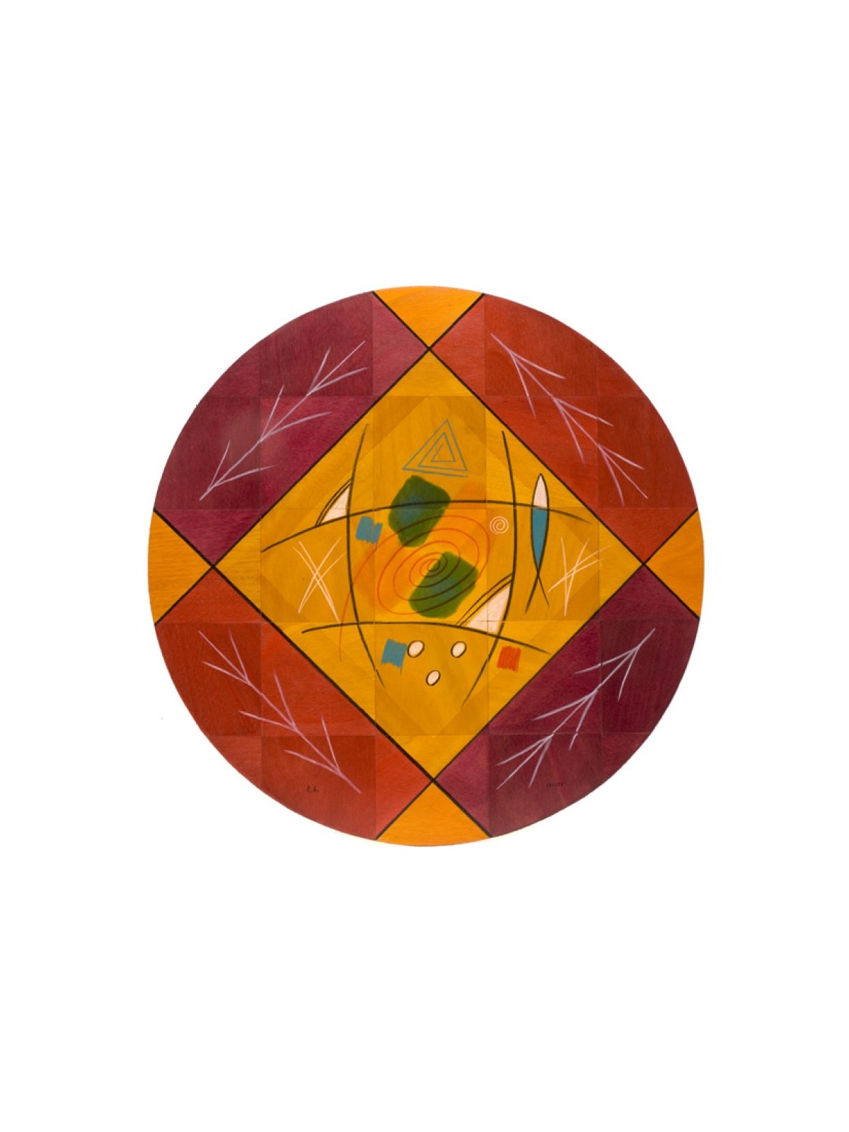 Round Floor Mat Dream Field by Kakadu Art | House Decorations