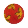 Round Placemat Red Leaves by Kakadu Art | Table Decorations