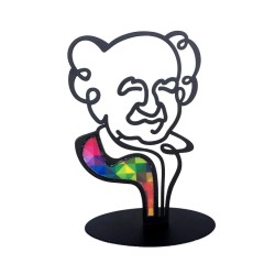 Iris Design Stand Alone Shelf or Table Sculptur... | Table Decorations