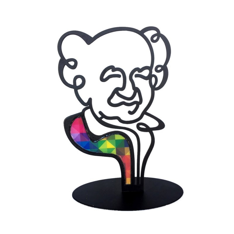 Iris Design Stand Alone Shelf or Table Sculptur... | Table Decorations