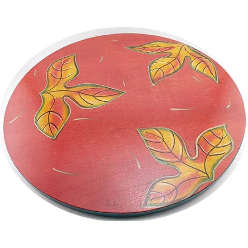 Lazy Susan Red Leaves by Kakadu Art | Table Decorations