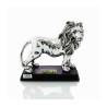 Silver Plated Lion of Judah with Gold Accents on Wood B... | Figurines