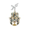 Gleaming Hamsa Wall Hanging Menorah Star of David a... | Wall Hangings