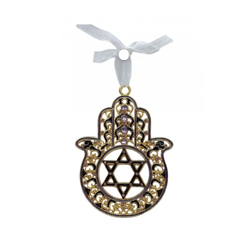 Gleaming Hamsa Wall Hanging Star of David %96 Choic... | Wall Hangings