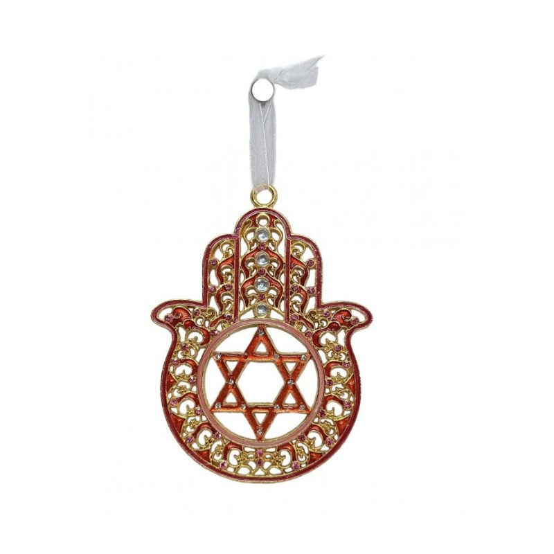 Gleaming Hamsa Wall Hanging Star of David %96 Choic... | Wall Hangings
