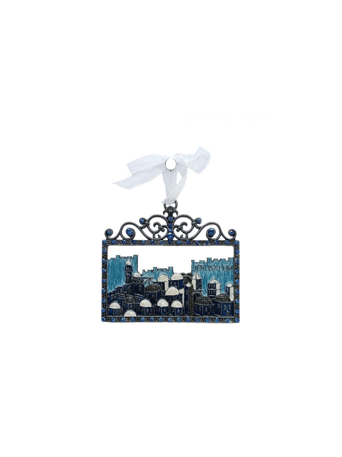 Gleaming Wall Decoration Jerusalem Images in Frame ... | Wall Hangings