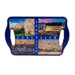 Ceramic Serving Tray with Four Colorful Famous ... | House Decorations