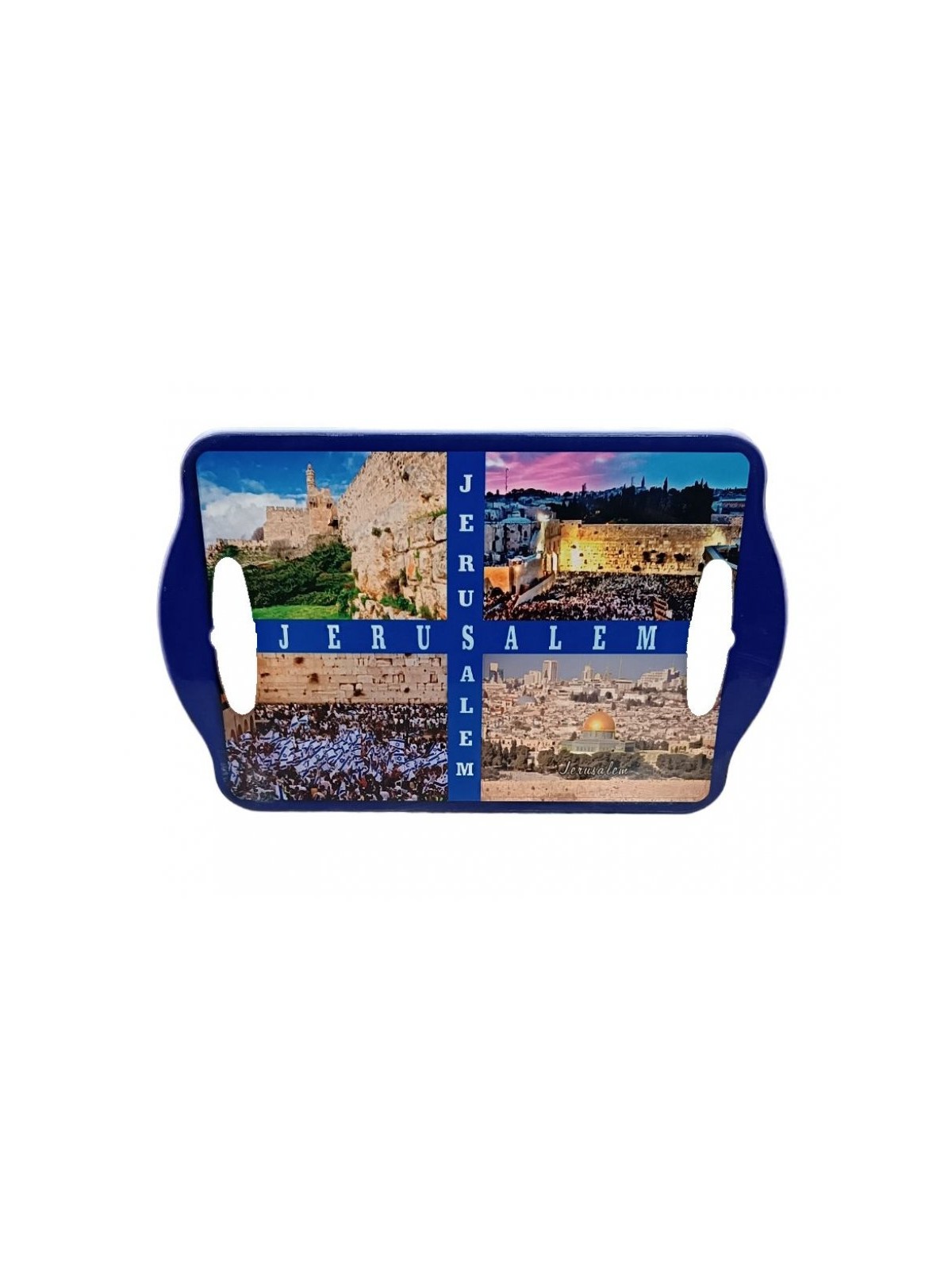 Ceramic Serving Tray with Four Colorful Famous ... | House Decorations