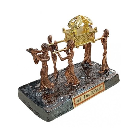 Sculpture of Shofar Blower Holy Ark Carried on Poles %9... | Figurines