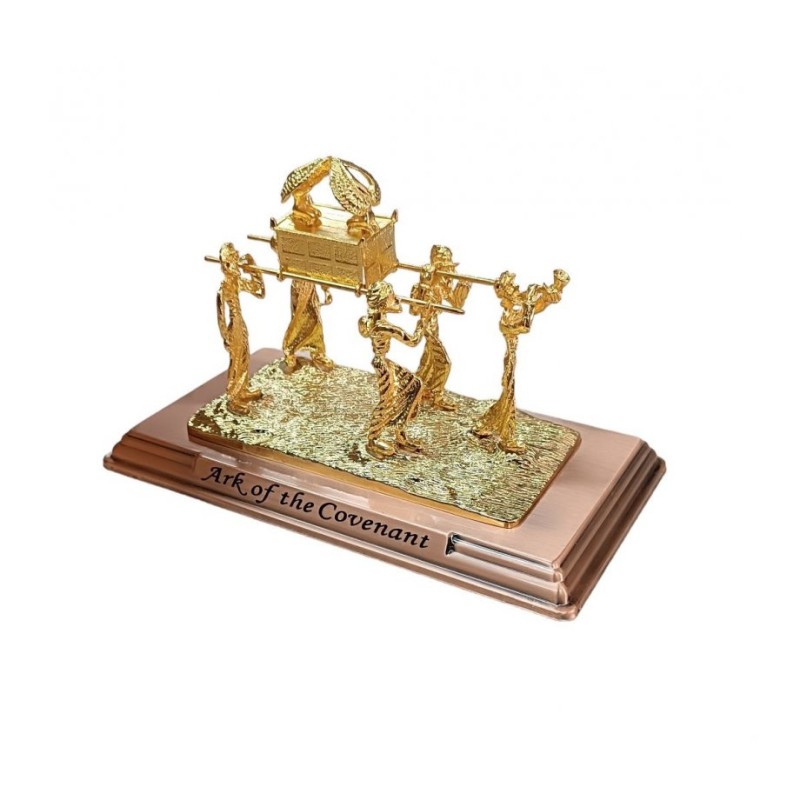 Sculpture of Holy Ark Carried on Poles with a Shofar Bl... | Figurines