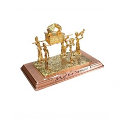 Sculpture of Holy Ark Carried on Poles with a Shofar Bl... | Figurines