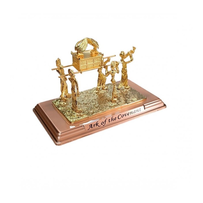 Sculpture of Holy Ark Carried on Poles with a Shofar Bl... | Figurines