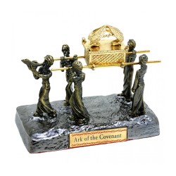 Sculpture of Shofar Blower Holy Ark Carried on Poles %9... | Figurines