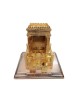 Gold Raised Sculpture of Second Temple with Hidden Seve... | Figurines