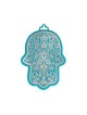 Yair Emanuel Wall Hamsa Overlay of Cutout Pomeg... | Hamsas by Emanuel