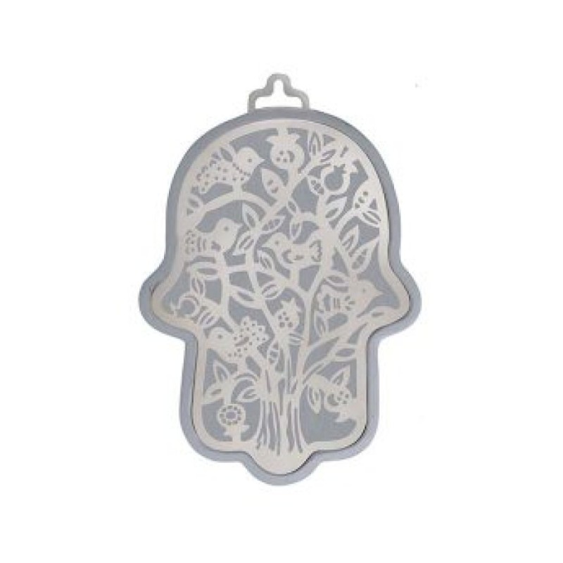 Yair Emanuel Wall Hamsa Overlay of Cutout Tree ... | Hamsas by Emanuel