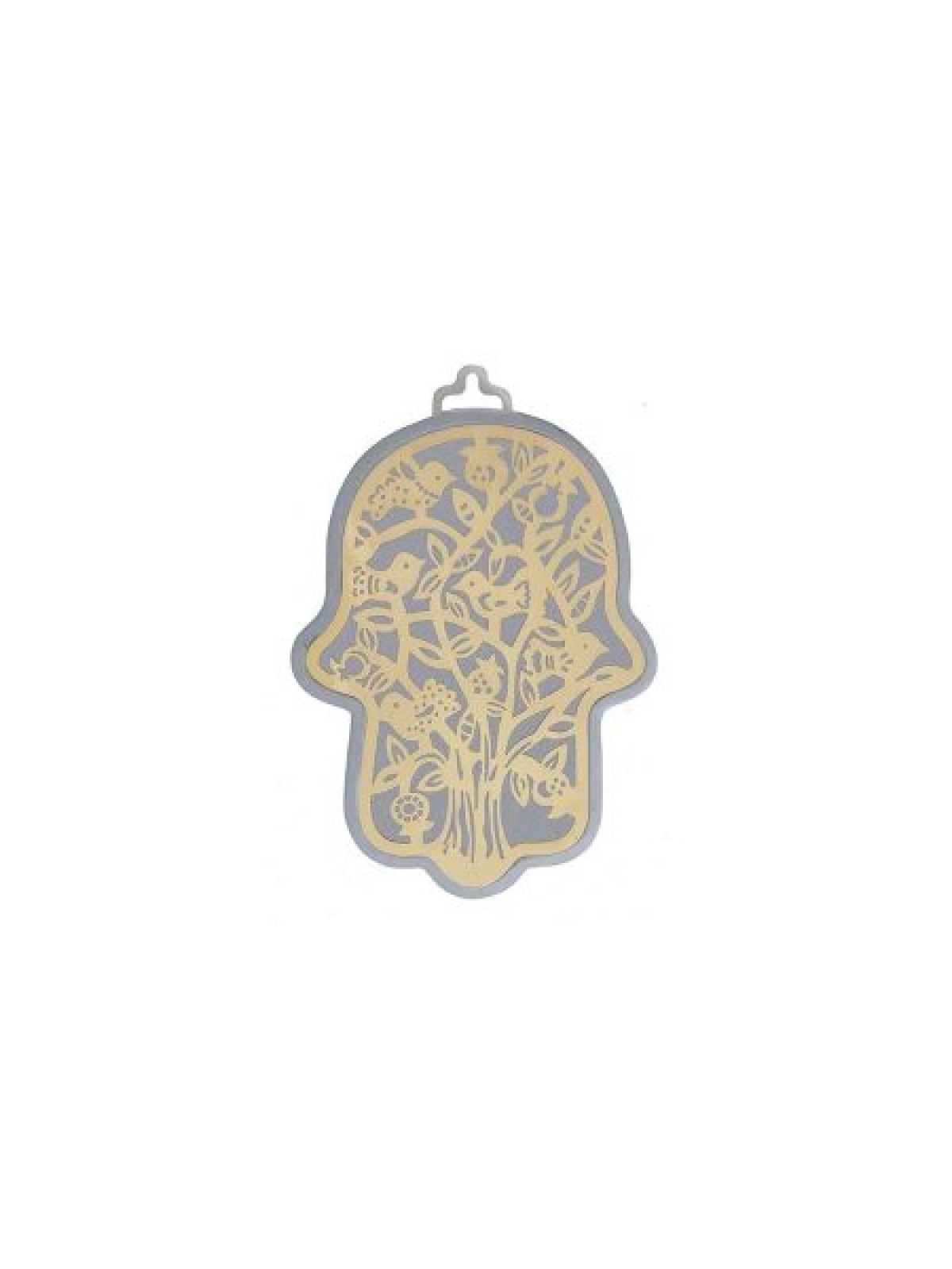 Yair Emanuel Wall Hamsa Overlay of Cutout Tree ... | Hamsas by Emanuel