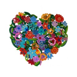 Yair Emanuel Heart Shape Wall Hanging Do... | Wall Hangings by Emanuel