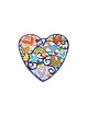 Yair Emanuel Hand Painted Heart Shape Wa... | Wall Hangings by Emanuel
