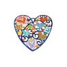 Yair Emanuel Hand Painted Heart Shape Wa... | Wall Hangings by Emanuel