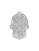 Yair Emanuel Wall Hamsa Overlay of Cutout Flora... | Hamsas by Emanuel