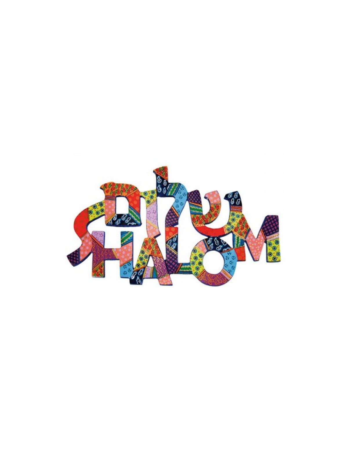 Yair Emanuel Hand Painted Wall Hanging S... | Wall Hangings by Emanuel