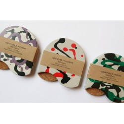 Graciela Noemi Handcrafted Pair of Coasters Col... | Table Decorations