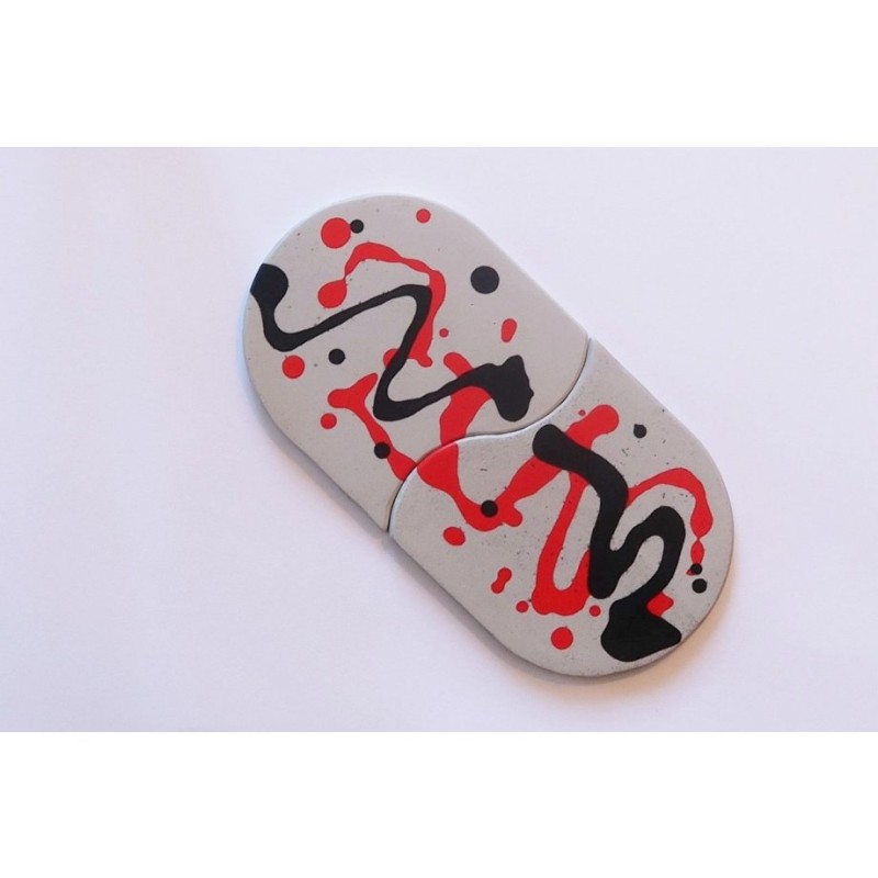 Graciela Noemi Handcrafted Pair of Coasters Col... | Table Decorations