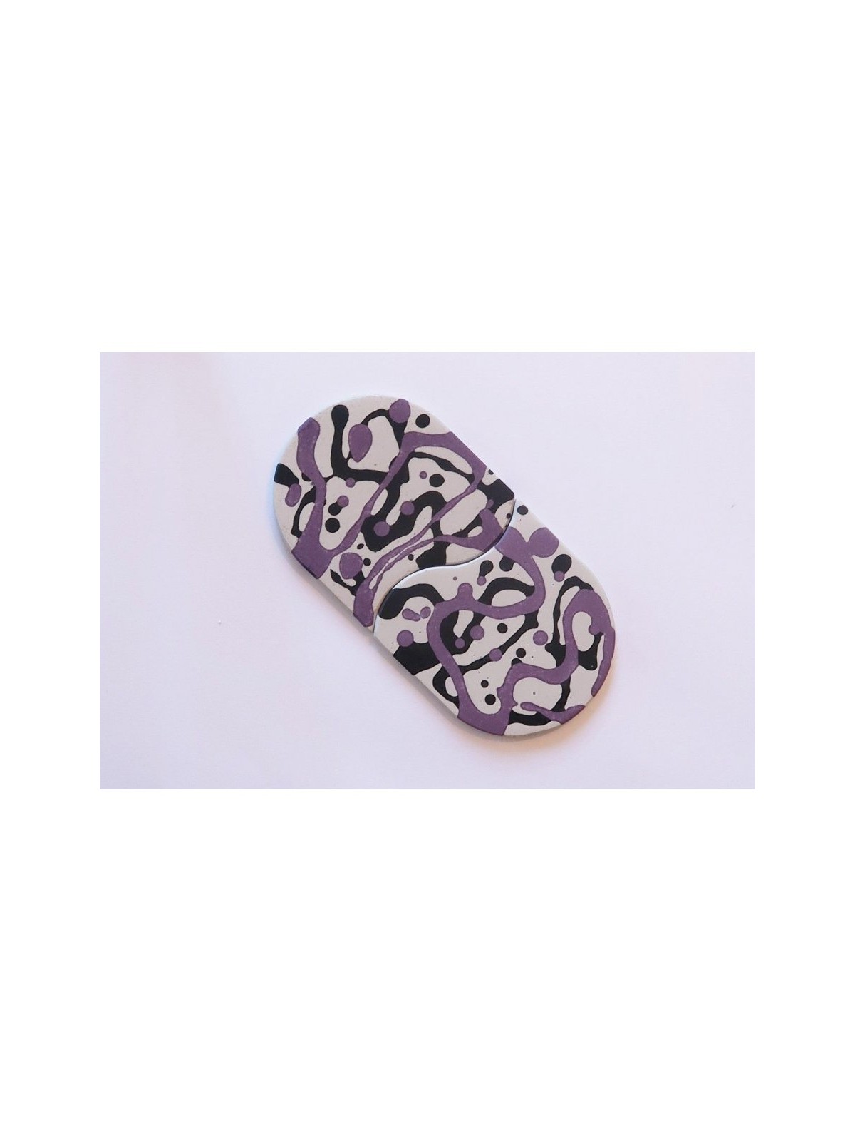 Graciela Noemi Handcrafted Pair of Coasters Col... | Table Decorations