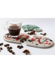 Graciela Noemi Handcrafted Pair of Coasters Col... | Table Decorations
