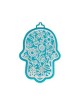Yair Emanuel Wall Hamsa Overlay of Cutout Flora... | Hamsas by Emanuel