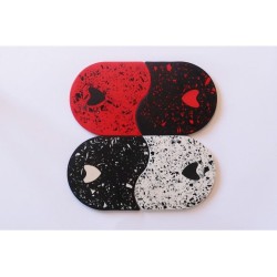 Graciela Noemi Handcrafted Pair of Coasters Ter... | Table Decorations