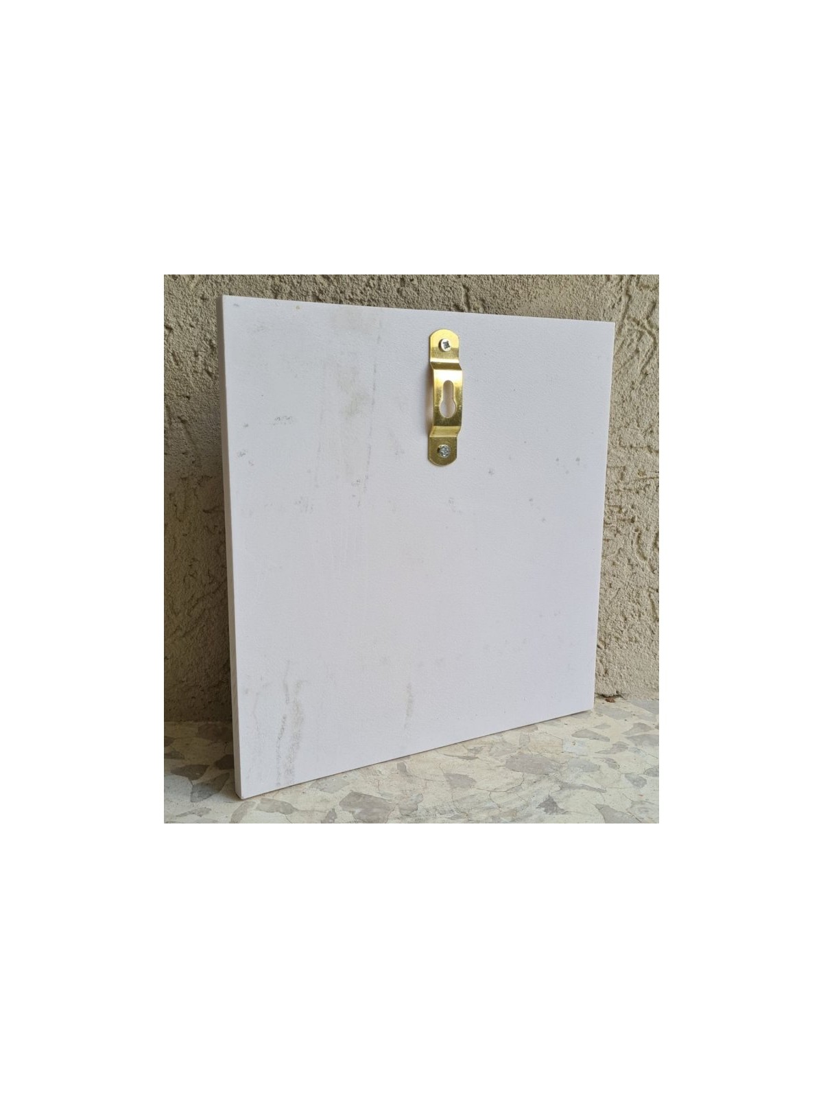 Dorit Judaica Gold Plated Brass Wall Pl... | Floating Letters by Dorit