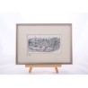 YehuditsArt Sketch Print of Mount Zion Je... | Jewish Gift from Israel